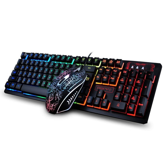 K13 Wired USB Gaming Keyboard and Mouse Combo with Back-light