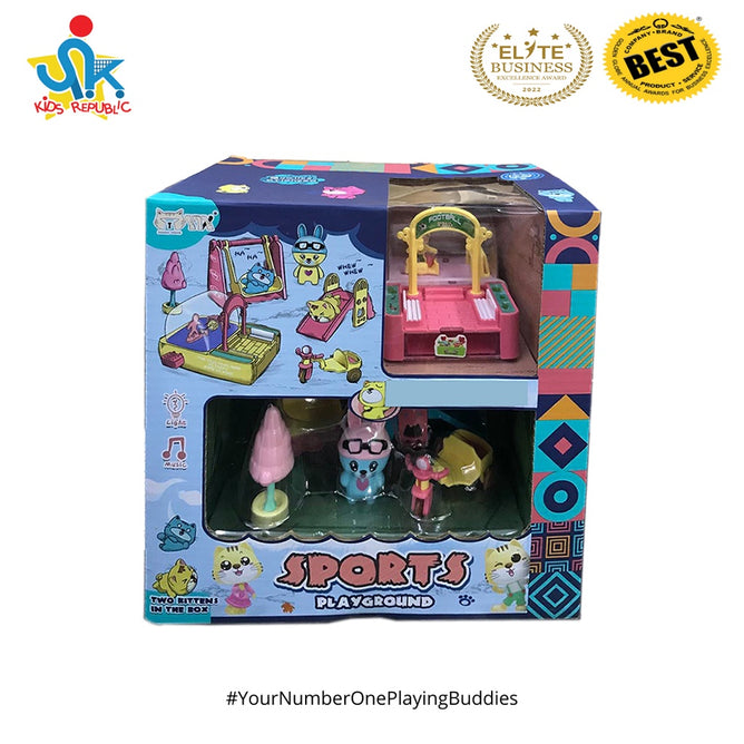 Multi-functional Pretend Play Light and Sound Sports Playground Toys Set for Kids