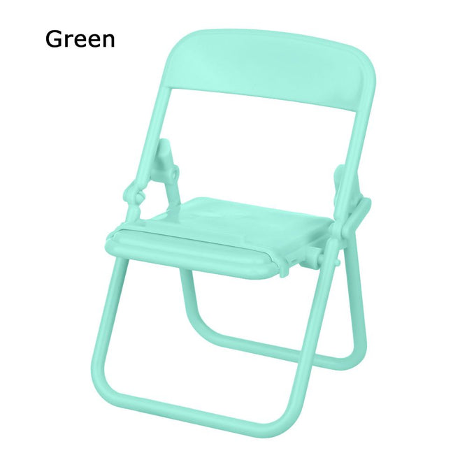 Multifunctional Foldable Phone Holder Chair Shape for Mobile Phone