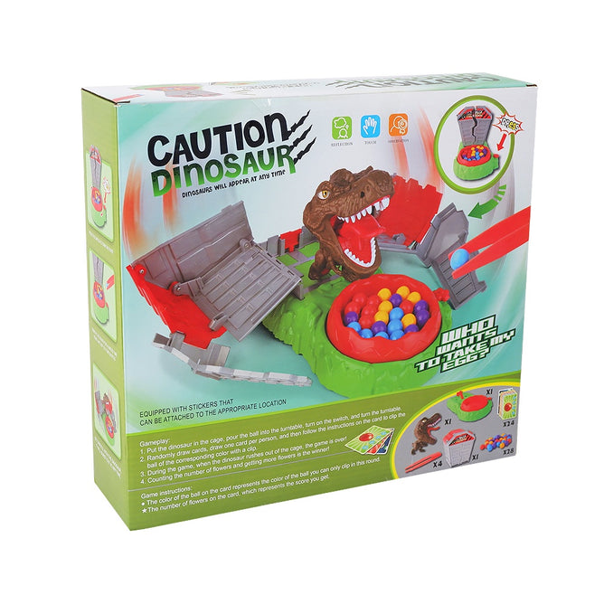 Caution Dinosaur Family and Friends Board Game Multi Player Fun Toys for Kids