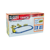 Robot Deformation to Vehicle and Vehicle to Robot  with Multiple Layout Track Toys gift for Kids