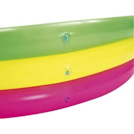 Bestway Colorful 3 Air Ring Inflatable Pool for Outdoor Kiddie Swimming Pool