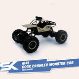 6141 Four Wheel Climbing Rock Crawler Monster Car 1:16 High Speed Remote Control Trunk Toy with 2000MAh/4.8V Rechargeable Battery and Charger