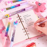 Random Creative Fairy Stick Cute Cartoon Star Oil Quicksand Magic Dazzle Color Neutral Gel Ink Pen