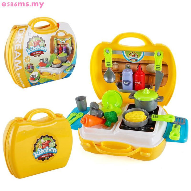 Dream in the Suitcase Kitchen Playset