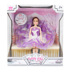 Happy Girl Fashionista and Poseable 12 Inches Doll