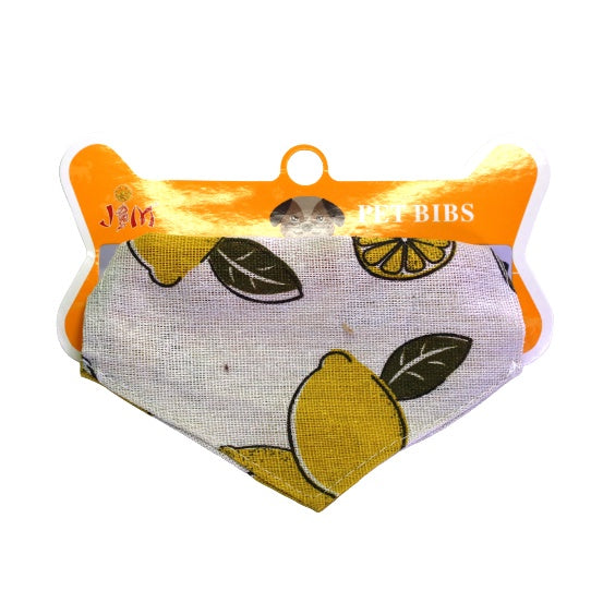 Pet Bibs Saliva Triangle Towel Scarf Cute Fruit Design Adjustable Leashes for Cat & Dogs Neck