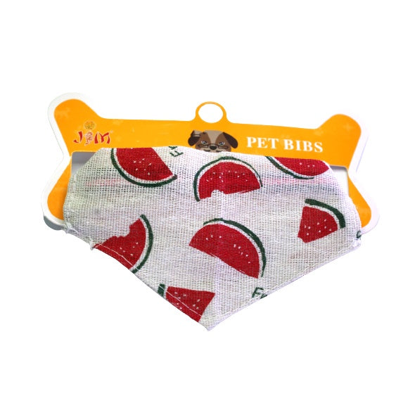 Pet Bibs Saliva Triangle Towel Scarf Cute Fruit Design Adjustable Leashes for Cat & Dogs Neck