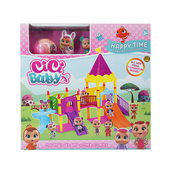 Dollhouse Building Toys for Girls Figure w/ Furniture Accessories and Dolls