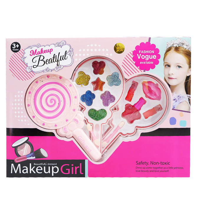 Pretend Play Beauty Children's Hypo Allergenic Makeup and Nail Cosmetic Toy