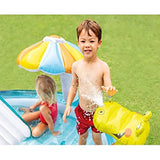 Intex 57165 Gator Inflatable Play Center for Outdoor Kiddie Swimming Pool