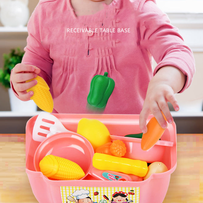 Steve Kyle Mini Kitchen Playset Kids Cooking Toys Set Mini Chef Pretend Play for Kids