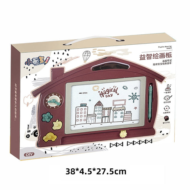 Early Learning Magnetic Puzzle Drawing Board for Children Educational Toys
