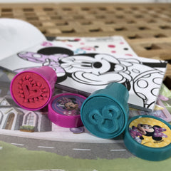 Crayon Fun Set Self inking Stamp Kids Goodie Bag Children