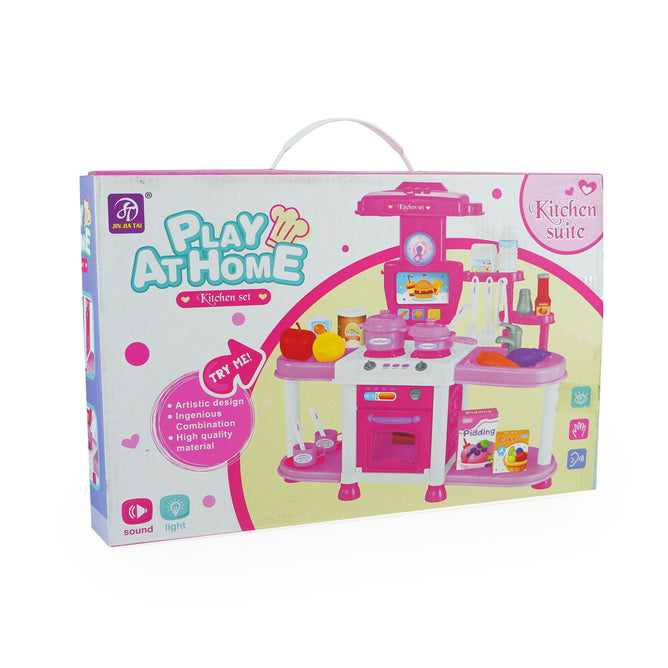 Pretend Light and Sound Kitchen Playset for Kids