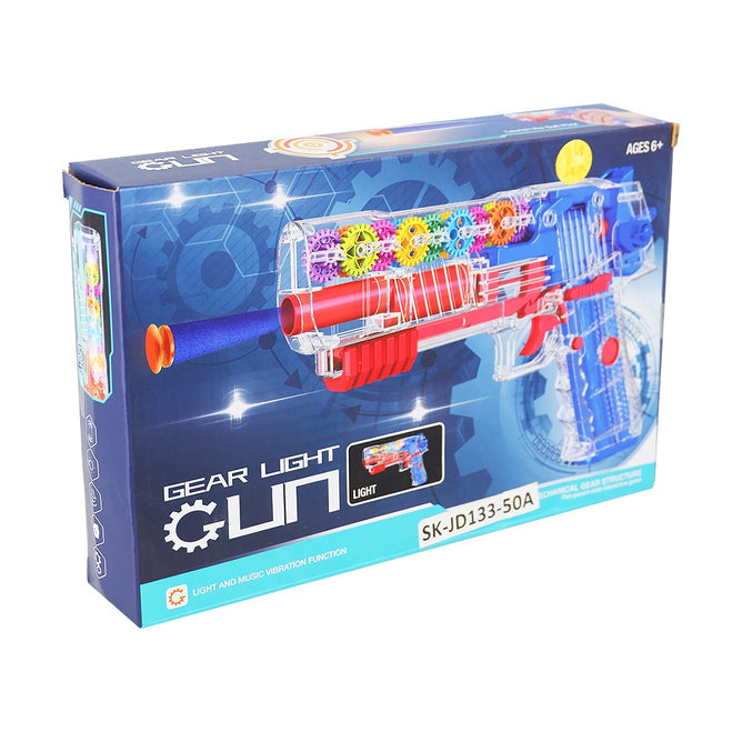 Infrared Gear Gun With Light And Sound Blaster Toys Best Gift for Kids