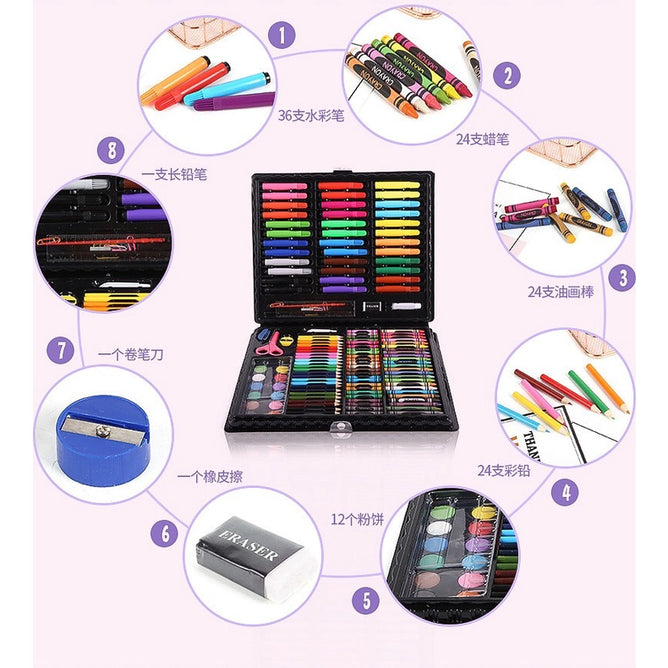 Super Mega Art Set For Kids Coloring Material Tools Art & Activity Set Ensemble D' Art for Kids