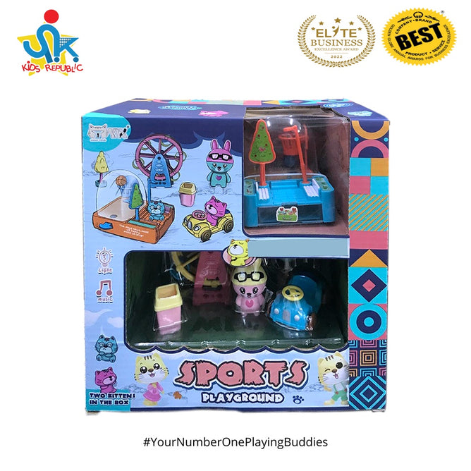 Multi-functional Pretend Play Light and Sound Sports Playground Toys Set for Kids