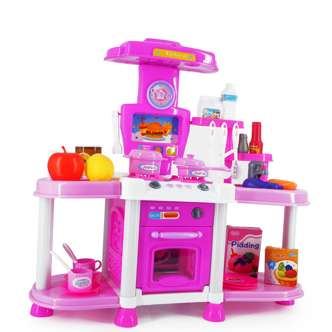 Pretend Light and Sound Kitchen Playset for Kids