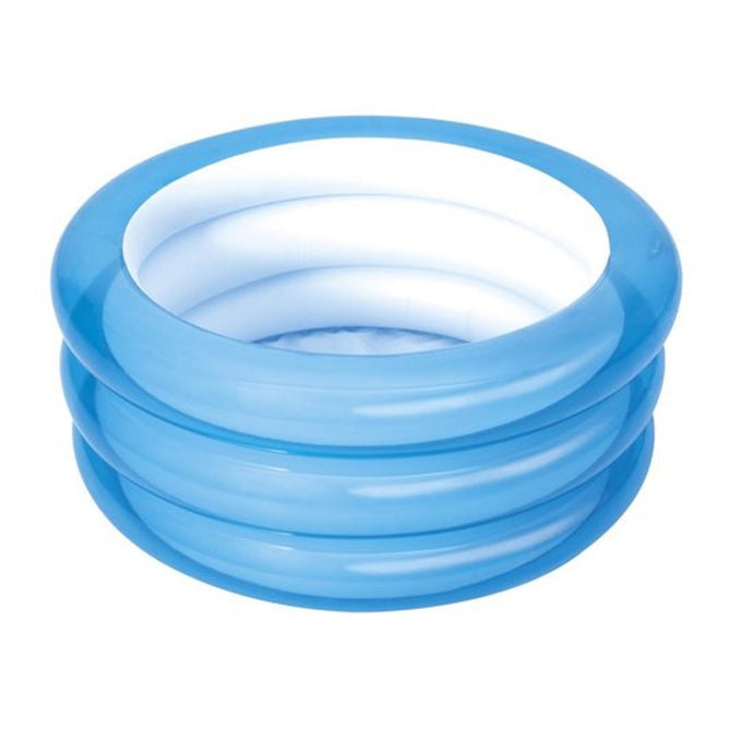 Bestway Transparent Colored 3 Air Ring Inflatable Pool for Kiddie Swimming Pool