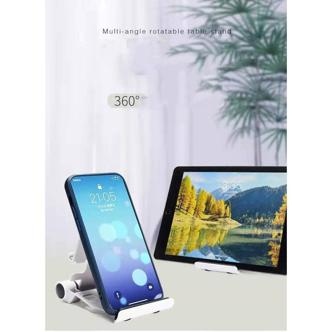 Adjustable Foldable Portable Phone Holder for Desktop Tablet Stand Compatible with Phone/Tablets