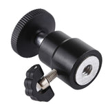 PULUZ PU412 1/4 inch Screw Metal Tripod Ball Head Adapter with Lock