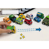 Mini Pull Back car Toy Set Collectible Model Cartoon Pocket Car best gift for Kids