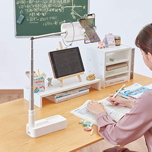 Multifunction Foldable Video Recording Phone Holder Rechargeable LED Light Stand and Remote