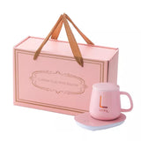 Electric Coffee Heating Mug Max 55 Degree Constant Temperature with Cup and Spoon in Gift box