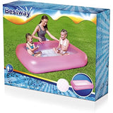 Bestway Rectangular Aquababes Inflatable Pool for Outdoor Kiddie Swimming Pool (165 x 104 x 25cm)