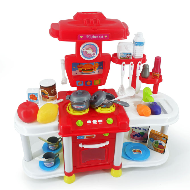 Pretend Light and Sound Kitchen Playset for Kids