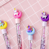 Random Creative Fairy Stick Cute Cartoon Star Oil Quicksand Magic Dazzle Color Neutral Gel Ink Pen