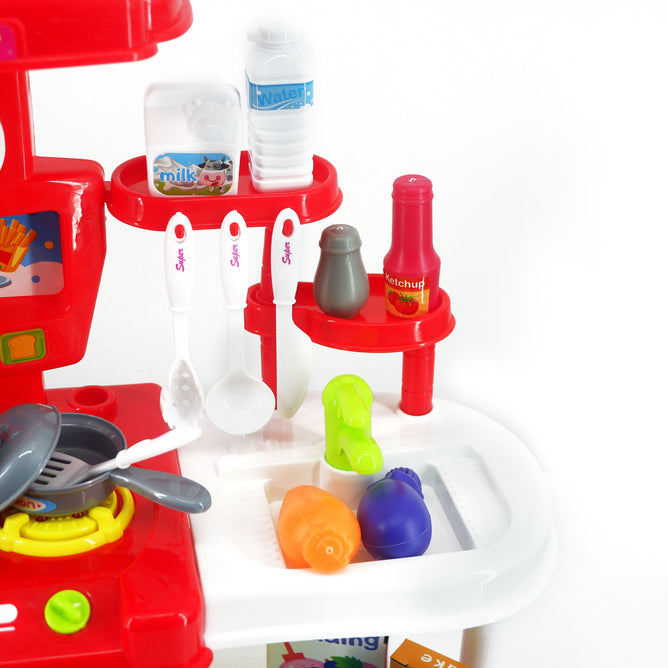 Pretend Light and Sound Kitchen Playset for Kids