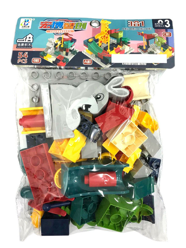 DIY Marble Race Run Big Block Compatible Building Blocks Funnel Slide Blocks Toys For Children Gifts