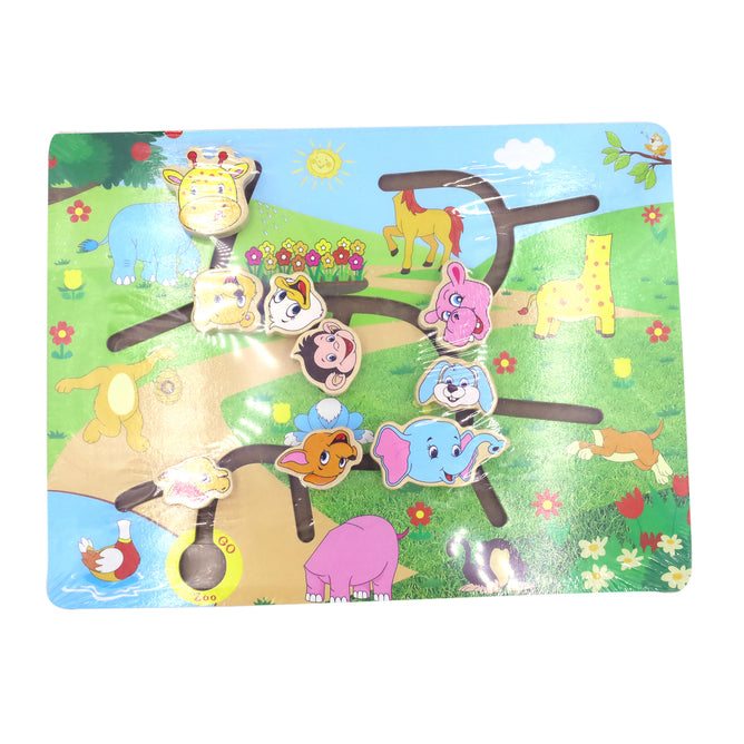 Puzzled Wooden Maze Puzzles for Toddlers and Kids Educational Toys