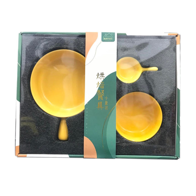 Nordic Ceramic 4 in 1 Bowls and Dishes Tableware Gift Set for Kitchen Utensils