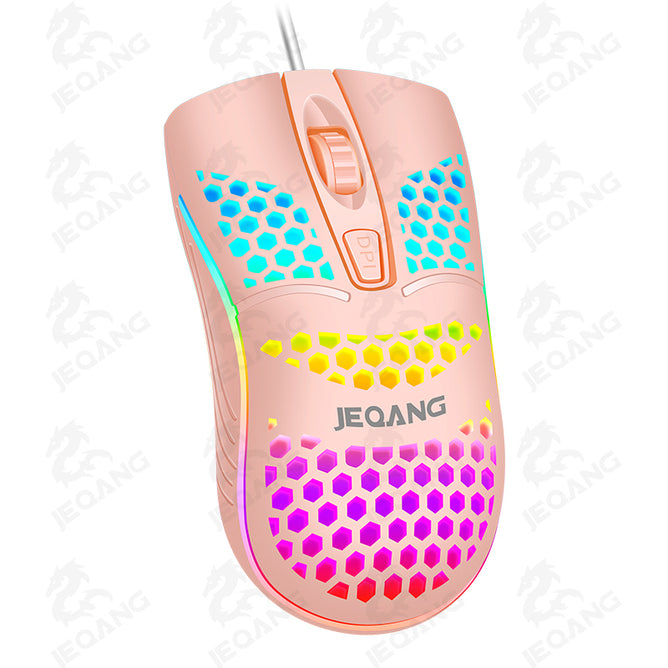 JM-G102 Honeycomb Shell RGB Gaming Mouse