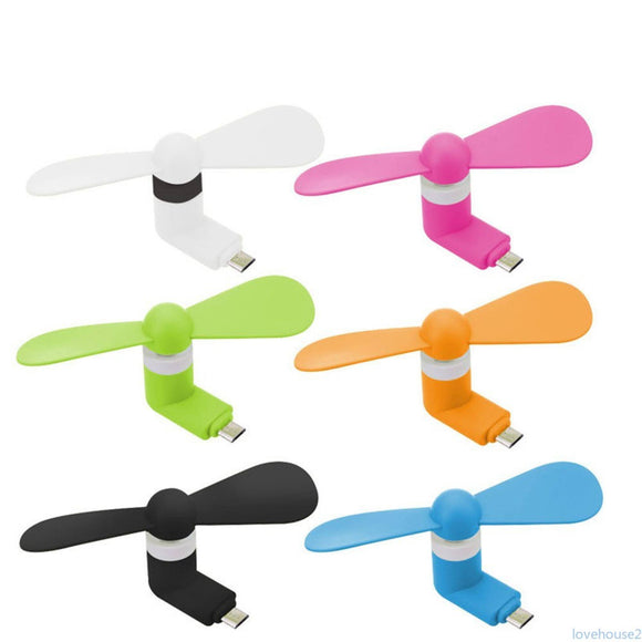 Mini Portable Short USB Fan for Android