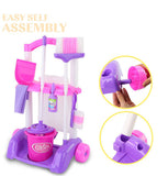 667K Little Helper House Cleaning Trolley Set Toy - Pretend Play
