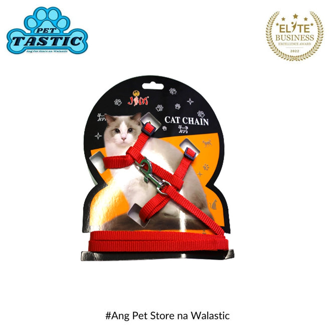 Adjustable Cat or Puppies Walking Harness Nylon Strap with Leash