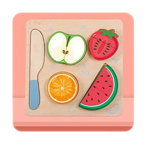 Pretend Play Wooden Cutting Food & Vegetables Puzzle Kitchen toys for Kids Educational Toys