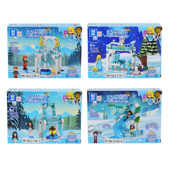 Happy Princess and Windsor Castle Series Mini Blocks Collectible Play Set Series best gift for Kids