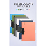 A4 Waterproof Foldable Clip File Thick Cover Folder Office Supply Stationary