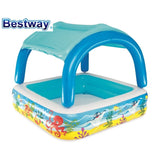 Bestway 52192 Inflatable Canopy Pool Safety Valves for Outdoor Kiddie Swimming Pool