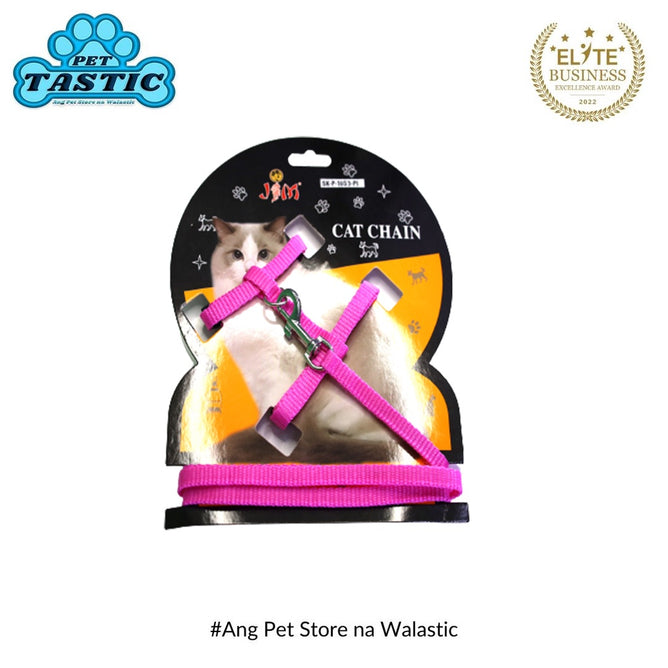 Adjustable Cat or Puppies Walking Harness Nylon Strap with Leash