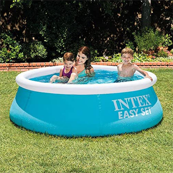 Kyle Pool Intex 28101 6Ft x 20inch Easy Set Inflatable Pool for Outdoor Swimming ...