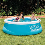 Intex 28101 6Ft x 20inch Easy Set Inflatable Pool for Outdoor Swimming Pool