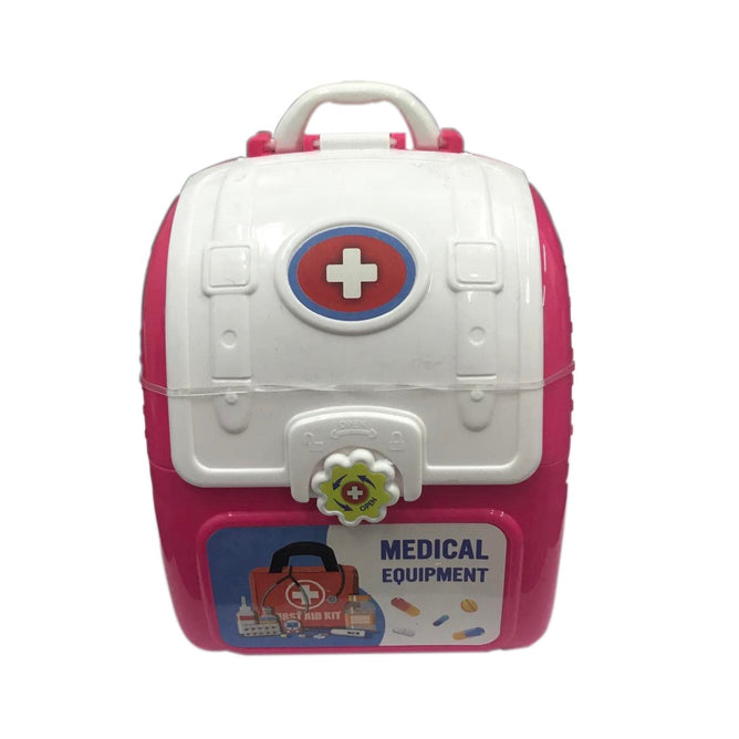 Mini Pretend Playset Medical Equipment Set Backpack Toys For Children