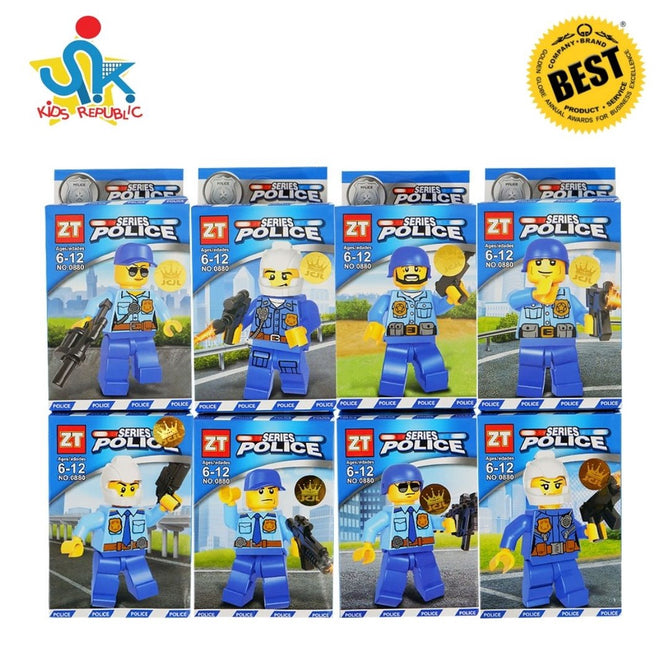 8 in 1 Heroes Assembles Mini Blocks Collectible Character Toys Gift Set for Kids