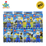 8 in 1 Heroes Assembles Mini Blocks Collectible Character Toys Gift Set for Kids